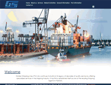 Tablet Screenshot of golden-shipping.com